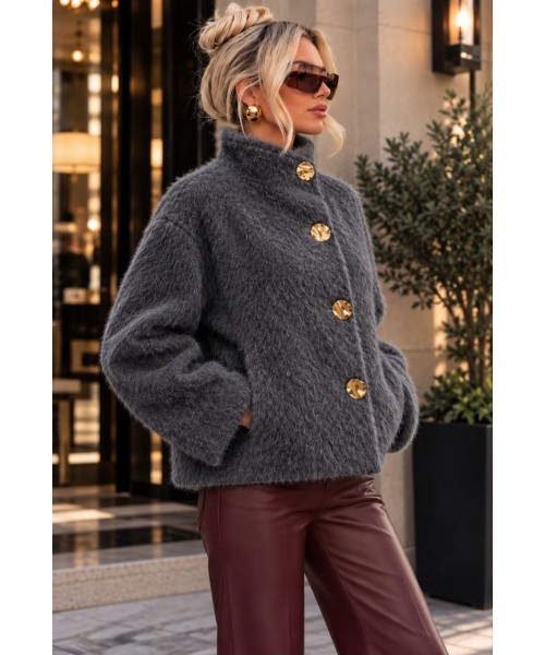 ANTHRACITE COAT-OVERCOAT 