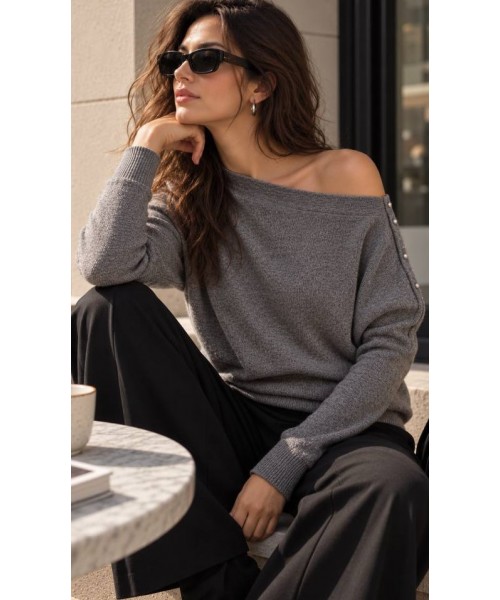 ANTHRACITE JUMPER KNITWEAR - 254837