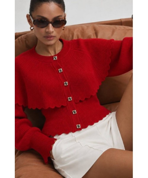 RED CARDIGAN KNITWEAR - 254875