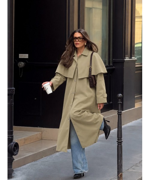 KHAKI COAT-OVERCOAT - 254914