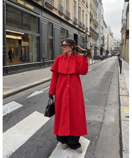 RED COAT-OVERCOAT - 254915