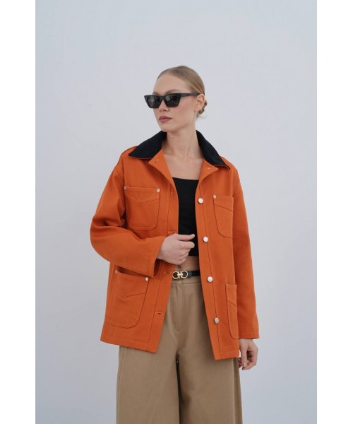 Orange COAT-OVERCOAT - 254989