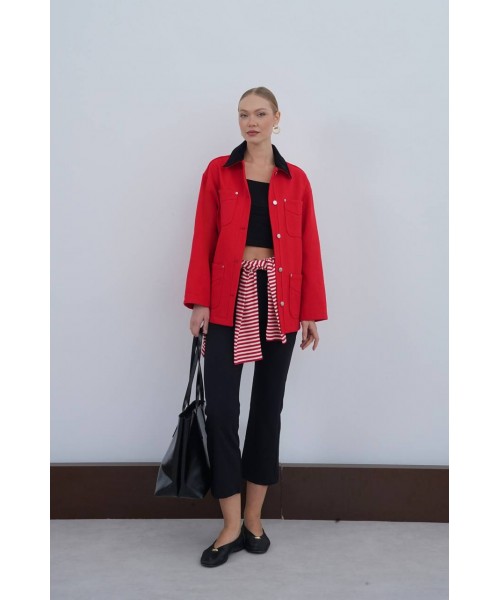 RED COAT-OVERCOAT - 254992