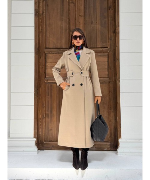 CREAM COAT-OVERCOAT 