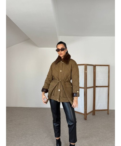 KHAKI COAT-OVERCOAT - 255091