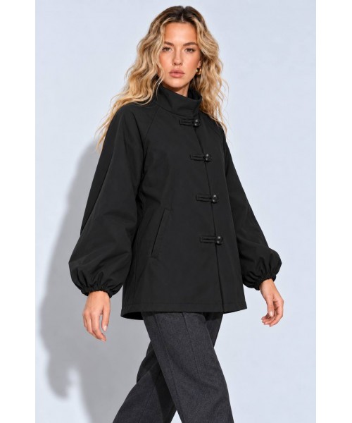 BLACK COAT-OVERCOAT - 255163