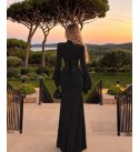 BLACK EVENING DRESS - 255171