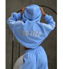 BLUE TRACKSUIT SET 3-THREAD FABRIC - 255234