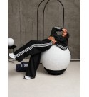 BLACK TRACKSUIT SET 3-THREAD FABRIC - 255235
