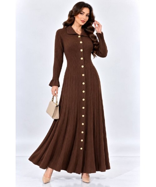 COFFEE DRESS KNITWEAR - 255244