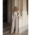Ecru TROUSERS - 255259