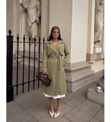 KHAKI COAT-OVERCOAT - 255273