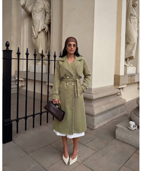KHAKI COAT-OVERCOAT - 255273