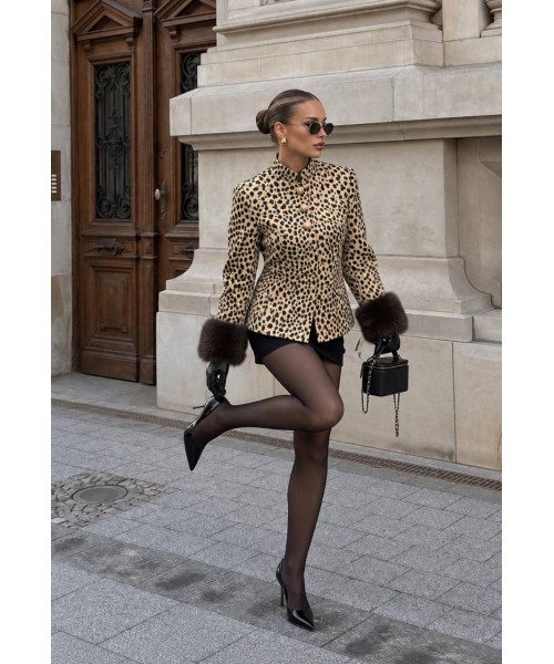 Patterned COAT-OVERCOAT - 255277