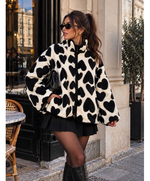 Patterned COAT-OVERCOAT KNITWEAR - 255347