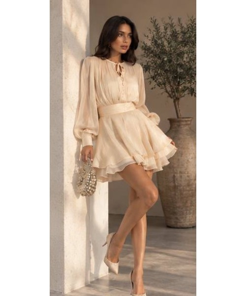 CREAM DRESS 