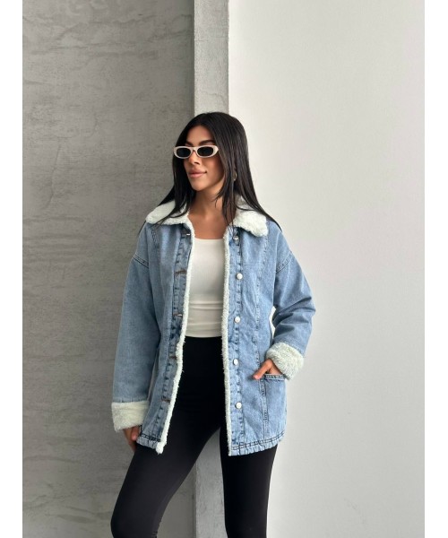 BLUE COAT-OVERCOAT DENIM - 255451