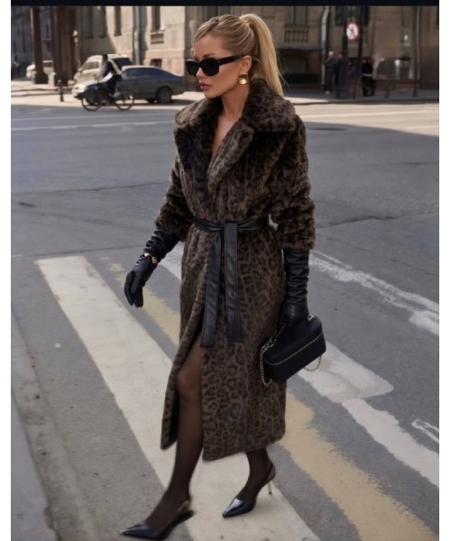 LEOPARD COAT-OVERCOAT - 255476