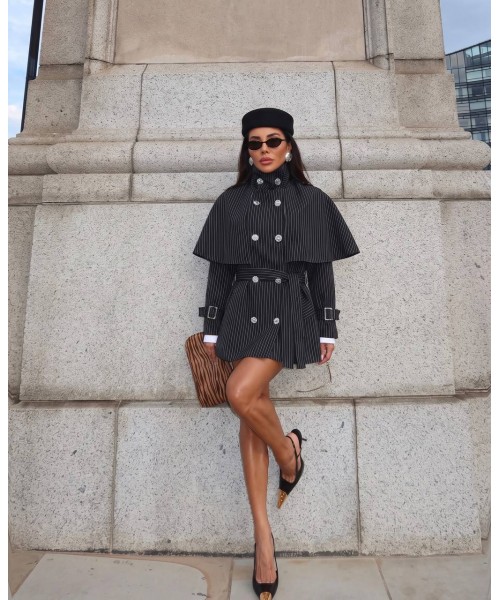 BLACK COAT-OVERCOAT - 255481