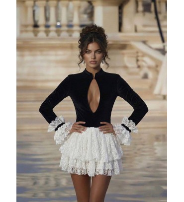 BLACK DRESS Velvet - 255522