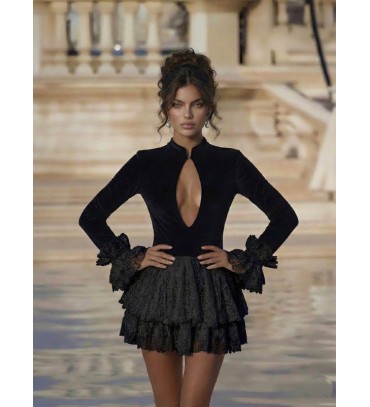 BLACK DRESS Velvet - 255523