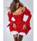 RED DRESS Jesica fabric - 255528