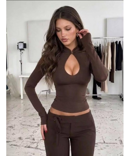 COFFEE BLOUSE - 255541