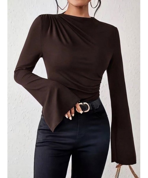 COFFEE BLOUSE - 255546