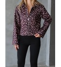 Patterned JACKET MELTON FABRIC - 255583