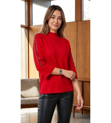 RED JUMPER KNITWEAR - 255623