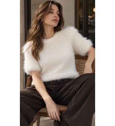 WHITE JUMPER KNITWEAR - 255625