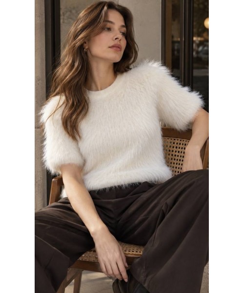 WHITE JUMPER KNITWEAR - 255625
