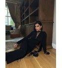 SİYAH ELBİSE SANDY KUMAŞ - 255628