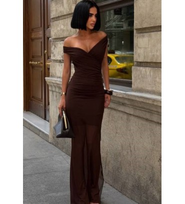 COFFEE DRESS TULLE - 255629