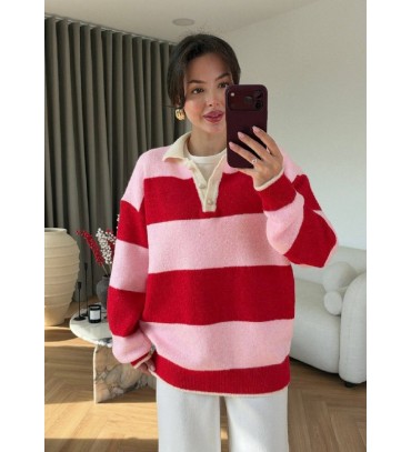 STRIPED JUMPER KNITWEAR - 255668