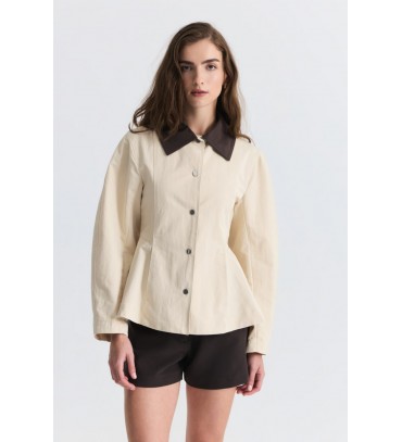 CREAM JACKET - 255758