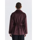 Tin COAT-OVERCOAT Suede fabric - 255765