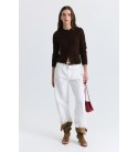 COFFEE CARDIGAN KNITWEAR - 255775