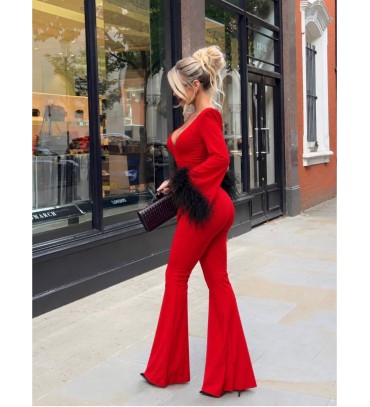 RED OVERALLS 