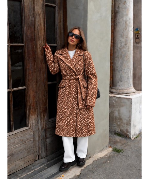 Patterned COAT-OVERCOAT - 255814