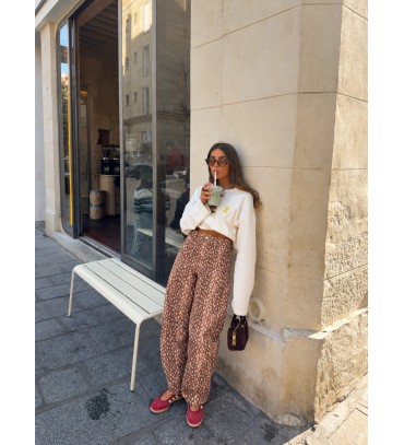 Patterned TROUSERS - 255818