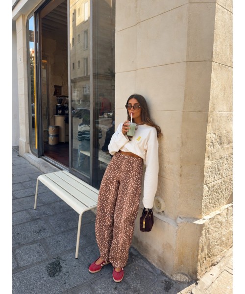 Patterned TROUSERS - 255818