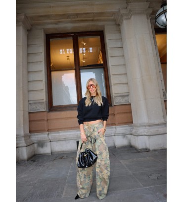 Patterned TROUSERS - 255819