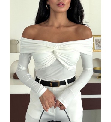 WHITE BLOUSE - 255828