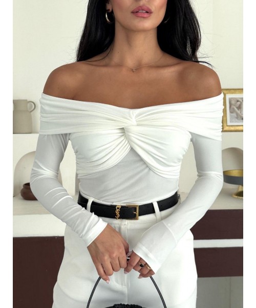 WHITE BLOUSE - 255828