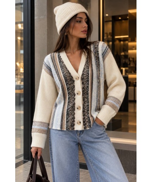 Patterned CARDIGAN KNITWEAR - 255849