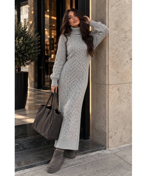 GRAY DRESS KNITWEAR - 255858