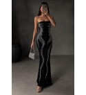 BLACK EVENING DRESS Diver - 255936