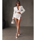 WHITE SET DOUBLE KUMAS - 255938