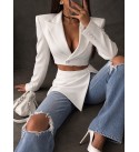 WHITE SET DOUBLE KUMAS - 255938